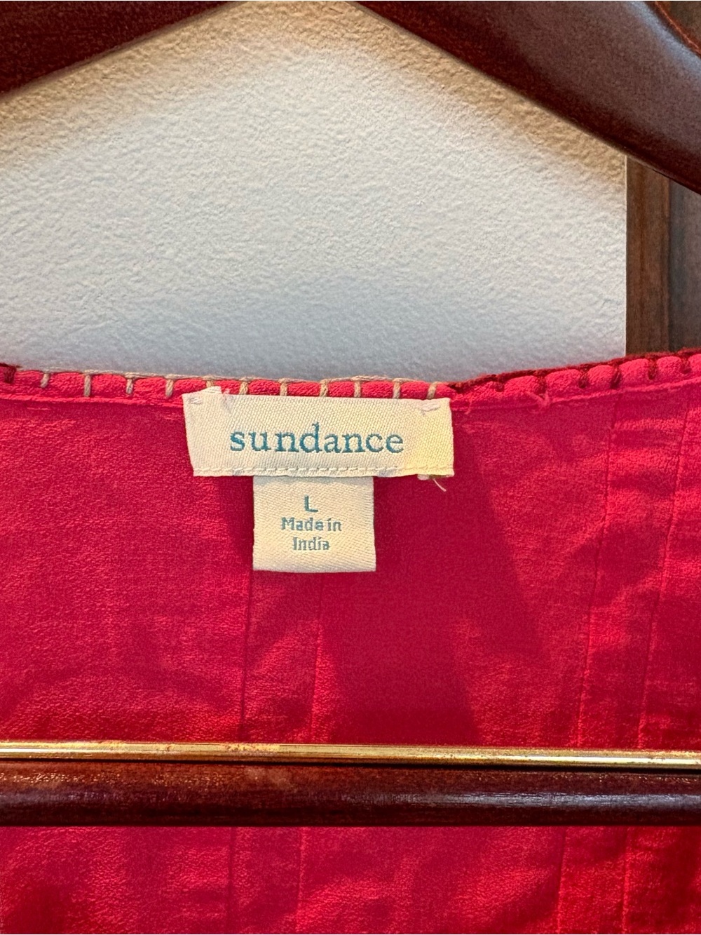 Sundance Hot Pink Embroidered Tunic Top - Picture 2 of 6